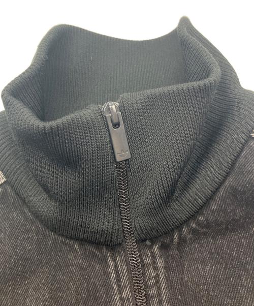 adidas（アディダス）adidas (アディダス) デニム ファイヤーバード トラックトップ ブラック サイズ:Sの古着・服飾アイテム