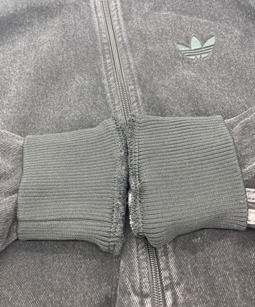 adidas（アディダス）adidas (アディダス) デニム ファイヤーバード トラックトップ ブラック サイズ:Sの古着・服飾アイテム