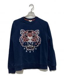 KENZO（ケンゾー）の古着「タイガーエンブロイダリースウェット」｜ネイビー