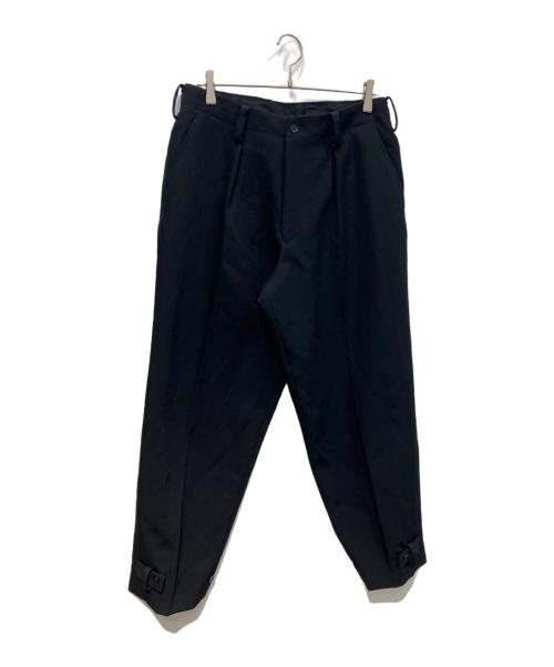 Yohji Yamamoto pour homme（ヨウジヤマモト プールオム）Yohji Yamamoto pour homme (ヨウジヤマモト プールオム) アーミーギャバジン アジャスターパンツ　13AW　ザンダー期　 ブラック サイズ:3の古着・服飾アイテム