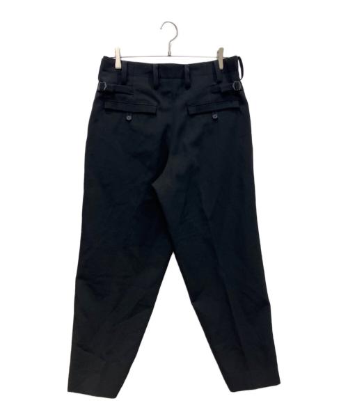 Yohji Yamamoto pour homme（ヨウジヤマモト プールオム）Yohji Yamamoto pour homme (ヨウジヤマモト プールオム) アーミーギャバジン アジャスターパンツ　13AW　ザンダー期　 ブラック サイズ:3の古着・服飾アイテム