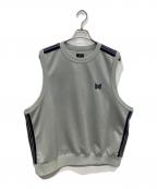 Needlesニードルズ）の古着「SLEEVELESS TRACK CREW NECK」｜グレー