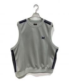Needles（ニードルズ）の古着「SLEEVELESS TRACK CREW NECK」｜グレー