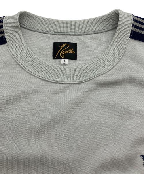 Needles（ニードルズ）Needles (ニードルズ) SLEEVELESS TRACK CREW NECK グレー サイズ:Lの古着・服飾アイテム