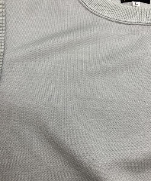 Needles（ニードルズ）Needles (ニードルズ) SLEEVELESS TRACK CREW NECK グレー サイズ:Lの古着・服飾アイテム