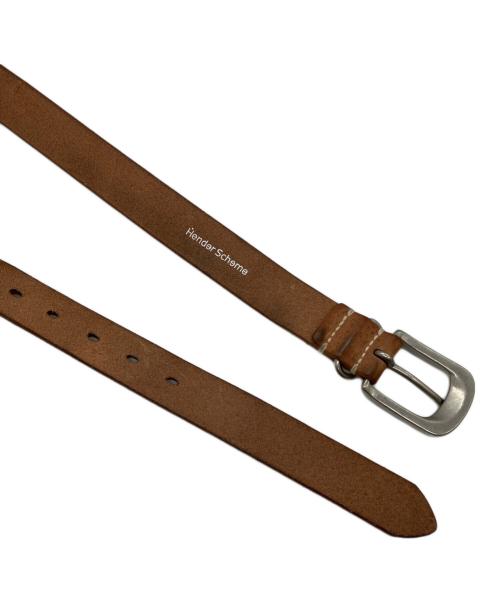 HENDER SCHEME（エンダースキーマ）HENDER SCHEME (エンダースキーマ) shrink shoulder belt ブラウンの古着・服飾アイテム