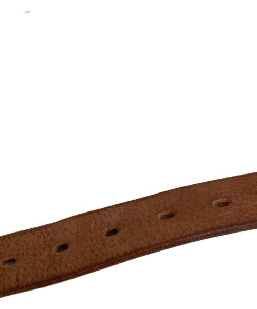 HENDER SCHEME（エンダースキーマ）HENDER SCHEME (エンダースキーマ) shrink shoulder belt ブラウンの古着・服飾アイテム
