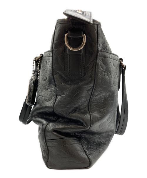 COACH（コーチ）COACH (コーチ) Op Art Leather Business Tote ブラック サイズ:-の古着・服飾アイテム