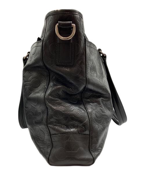 COACH（コーチ）COACH (コーチ) Op Art Leather Business Tote ブラック サイズ:-の古着・服飾アイテム