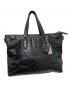 COACH（コーチ）の古着「Op Art Leather Business Tote」｜ブラック