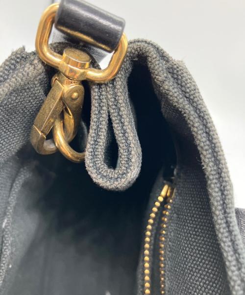 MIU MIU（ミュウミュウ）MIU MIU (ミュウミュウ) カナパ 2WAYバッグ ブラックの古着・服飾アイテム