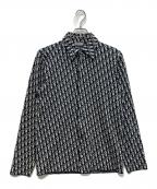 Diorディオール）の古着「20SS Oblique Overshirt　」｜グレー×ネイビー