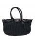 COACH（コーチ）の古着「マディソン ギャザード 2wayバッグ」｜ブラック