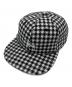stussy（ステューシー）の古着「Mixed Pattern Strapback Cap　131924」｜ホワイト×ブラック