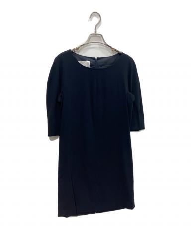 中古・古着通販】MaxMara (マックスマーラ) ブラウスワンピース 白タグ