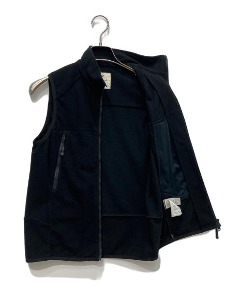 Snow peak（スノーピーク）Snow peak (スノーピーク) グリッドフリースベスト ブラック サイズ:1の古着・服飾アイテム