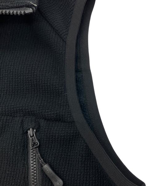 Snow peak（スノーピーク）Snow peak (スノーピーク) グリッドフリースベスト ブラック サイズ:1の古着・服飾アイテム