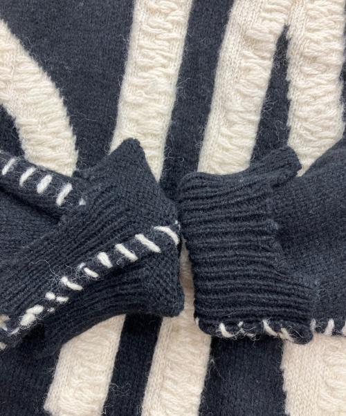 SAINT MICHAEL（セントマイケル）SAINT MICHAEL (セントマイケル) WOOL SWTER SIN SAINT MICHAEL　SM-A21-0000-039 ブラック サイズ:XLの古着・服飾アイテム