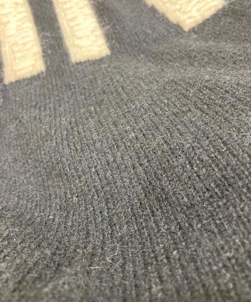 SAINT MICHAEL（セントマイケル）SAINT MICHAEL (セントマイケル) WOOL SWTER SIN SAINT MICHAEL　SM-A21-0000-039 ブラック サイズ:XLの古着・服飾アイテム