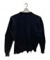 SAINT MICHAEL (セントマイケル) WOOL SWTER SIN SAINT MICHAEL　SM-A21-0000-039 ブラック サイズ:XL：27000円