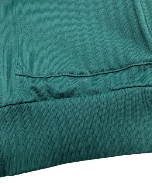 stein（シュタイン）stein (シュタイン) PLEATED KNIT CARDIGAN グリーン サイズ:Sの古着・服飾アイテム