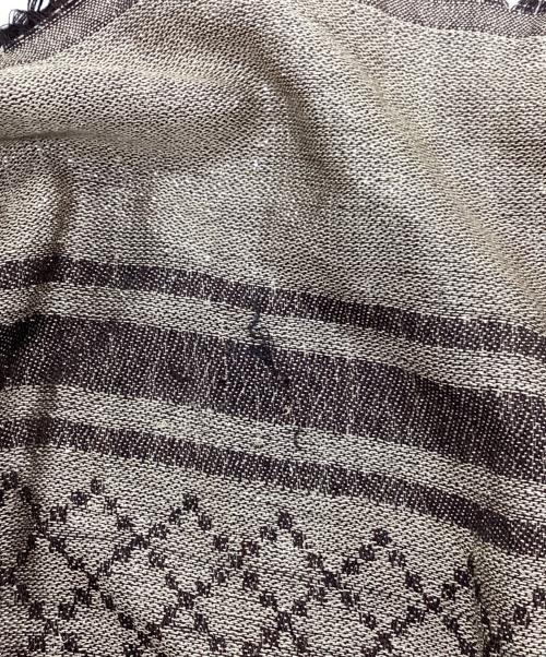 GUCCI（グッチ）GUCCI (グッチ) GG大判ストール ブラウンの古着・服飾アイテム