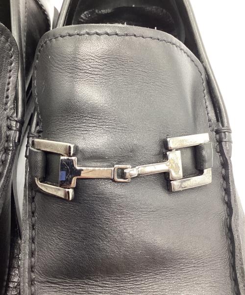 GUCCI（グッチ）GUCCI (グッチ) ビットローファー　110 0244 ブラック サイズ:41Eの古着・服飾アイテム