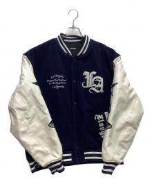 X-LARGE（エクストララージ）の古着「VARSITY JACKET　25AW」｜ネイビー×ホワイト