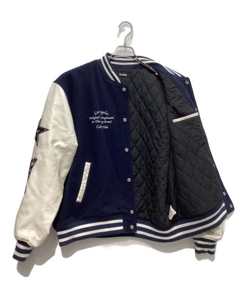 X-LARGE（エクストララージ）X-LARGE (エクストララージ) VARSITY JACKET　25AW ネイビー×ホワイト サイズ:XLの古着・服飾アイテム