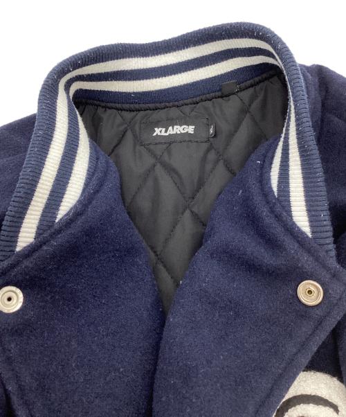 X-LARGE（エクストララージ）X-LARGE (エクストララージ) VARSITY JACKET　25AW ネイビー×ホワイト サイズ:XLの古着・服飾アイテム
