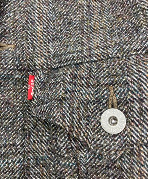 COMME des GARCONS JUNYA WATANABE MAN（コム デ ギャルソン ジュンヤ ワタナベ マン）COMME des GARCONS JUNYA WATANABE MAN (コム デ ギャルソン ジュンヤ ワタナベ マン) LEVI'S (リーバイス) エルボーパッチ コットンジャケット　AD2013 グレー サイズ:Sの古着・服飾アイテム