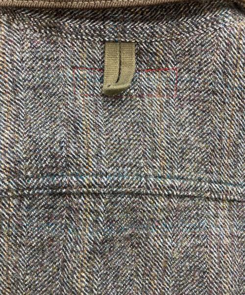 COMME des GARCONS JUNYA WATANABE MAN（コム デ ギャルソン ジュンヤ ワタナベ マン）COMME des GARCONS JUNYA WATANABE MAN (コム デ ギャルソン ジュンヤ ワタナベ マン) LEVI'S (リーバイス) エルボーパッチ コットンジャケット　AD2013 グレー サイズ:Sの古着・服飾アイテム