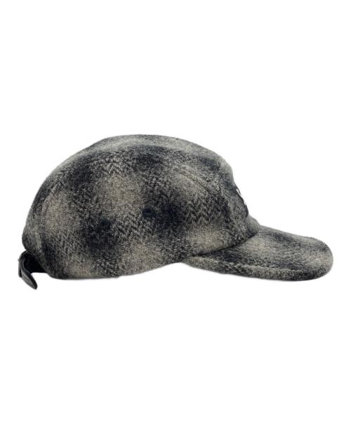 SUPREME（シュプリーム）Supreme (シュプリーム) Harris Tweed (ハリスツイード) キャンプキャップ　 25FW グレー サイズ:-の古着・服飾アイテム