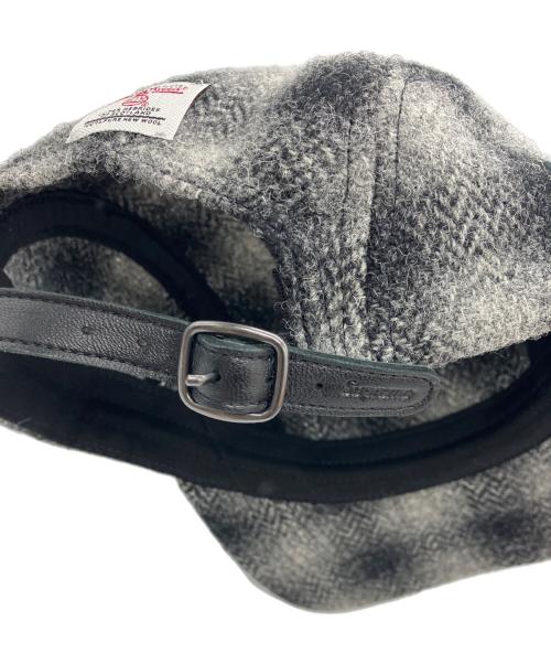 SUPREME（シュプリーム）Supreme (シュプリーム) Harris Tweed (ハリスツイード) キャンプキャップ　 25FW グレー サイズ:-の古着・服飾アイテム