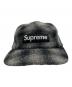 Supreme (シュプリーム) Harris Tweed (ハリスツイード) キャンプキャップ　 25FW グレー サイズ:-：10000円