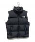 THE NORTH FACE（ザ ノース フェイス）の古着「Nuptse Vest」｜ブラック