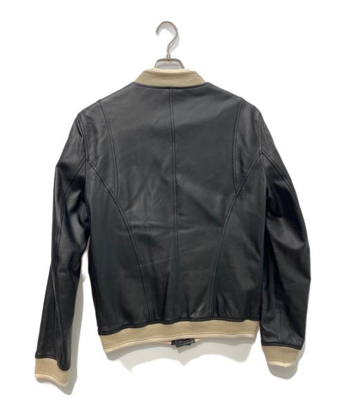 DELAN（デラン）Delan (デラン) シープスキンジャケット ブラック サイズ:48の古着・服飾アイテム
