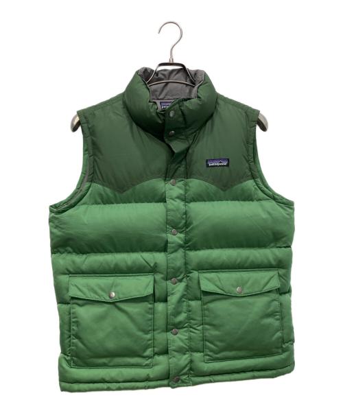 Patagonia（パタゴニア）Patagonia (パタゴニア) Slingshot Down Vest グリーン サイズ:Mの古着・服飾アイテム