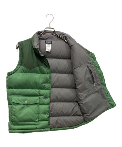 Patagonia（パタゴニア）Patagonia (パタゴニア) Slingshot Down Vest グリーン サイズ:Mの古着・服飾アイテム