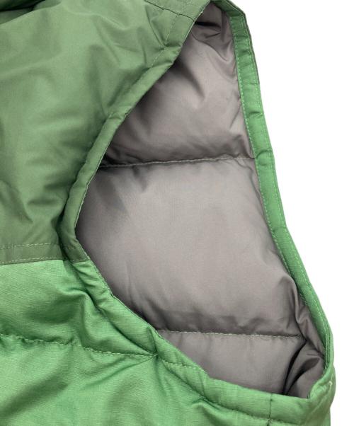 Patagonia（パタゴニア）Patagonia (パタゴニア) Slingshot Down Vest グリーン サイズ:Mの古着・服飾アイテム