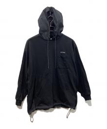 ALOUND（アラウンド）の古着「VENTILATION SWEAT HOODIE」｜ブラック