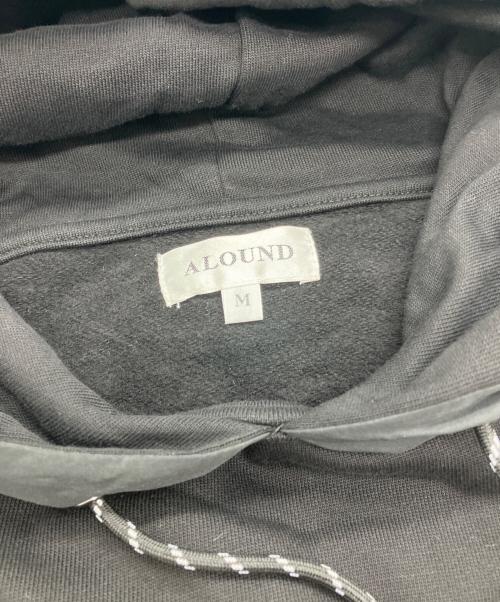 ALOUND（アラウンド）ALOUND (アラウンド) VENTILATION SWEAT HOODIE ブラック サイズ:Mの古着・服飾アイテム