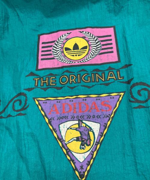 adidas（アディダス）adidas (アディダス) 70-80sアノラックパーカー　VENTEX社　フランス製 グリーン サイズ:SIZE 48の古着・服飾アイテム