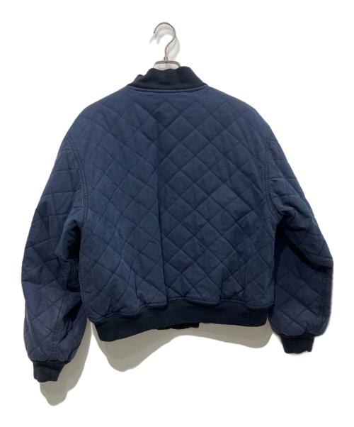 POLO RALPH LAUREN（ポロ・ラルフローレン）POLO RALPH LAUREN (ポロ・ラルフローレン) オイルドキルティングジャケット　ポニーなし ネイビー サイズ:Lの古着・服飾アイテム