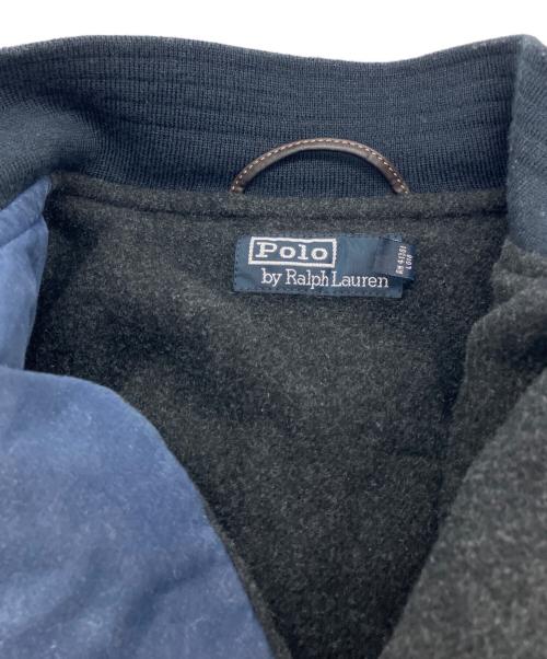 POLO RALPH LAUREN（ポロ・ラルフローレン）POLO RALPH LAUREN (ポロ・ラルフローレン) オイルドキルティングジャケット　ポニーなし ネイビー サイズ:Lの古着・服飾アイテム