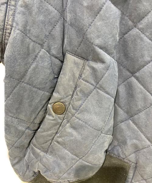 POLO RALPH LAUREN（ポロ・ラルフローレン）POLO RALPH LAUREN (ポロ・ラルフローレン) オイルドキルティングジャケット　ポニーなし ネイビー サイズ:Lの古着・服飾アイテム