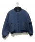 POLO RALPH LAUREN（ポロ・ラルフローレン）の古着「オイルドキルティングジャケット　ポニーなし」｜ネイビー