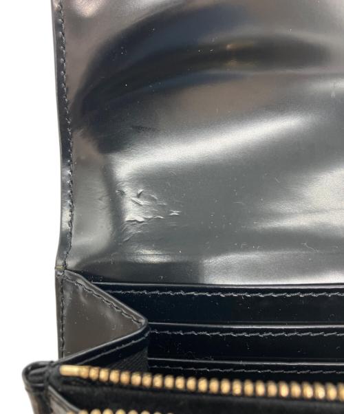 AMI Alexandre Mattiussi（アミアレクサンドルマテュッシ）AMI Alexandre Mattiussi (アミアレクサンドルマテュッシ) PARIS PARIS COMPACT WALLET ブラック サイズ:-の古着・服飾アイテム
