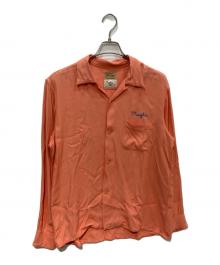 STYLE EYES×Mookie（スタイルアイズ）の古着「RAYON OPEN SHIRT」｜ピンク