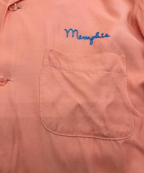 STYLE EYES（スタイルアイズ）STYLE EYES (スタイルアイズ) Mookie RAYON OPEN SHIRT ピンク サイズ:Lの古着・服飾アイテム